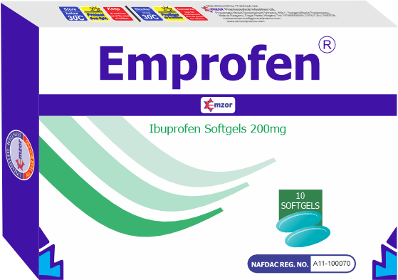 Emprofen E 200mg Soft Gel 1*10 -image
