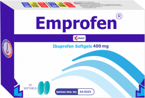 Emprofen E 400mg Soft Gel 1*10 -image