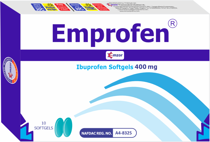 Emprofen E 400mg Soft Gel 1*10 -image