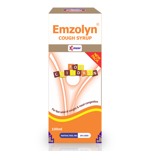 Emzolyn (Expectorant) Paediatric Syrup 
