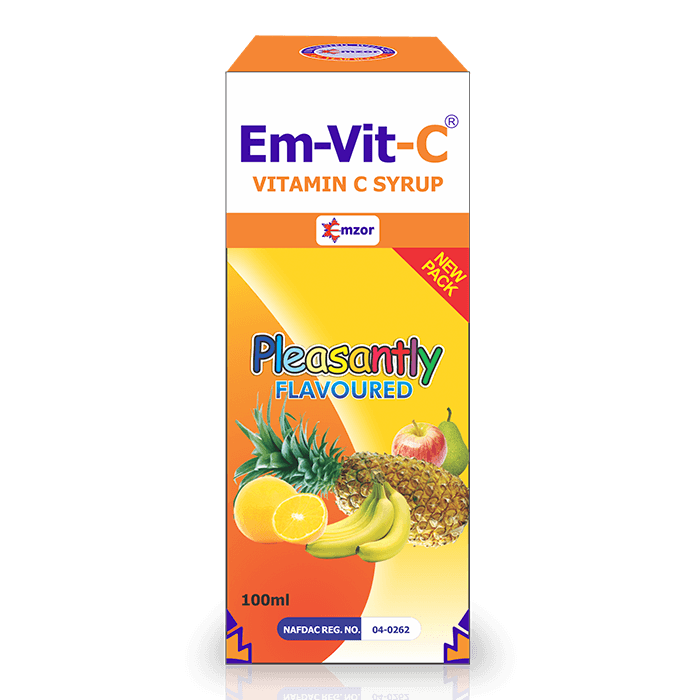 Em-Vit-C Syrup 100mg/5ml - 100ml Pack-image