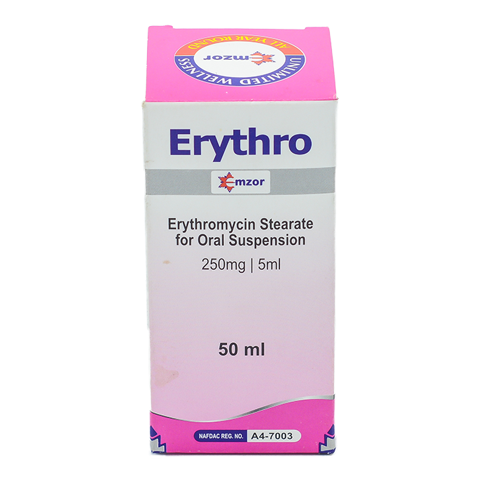 Erythro Suspension 250mg/5ml -image
