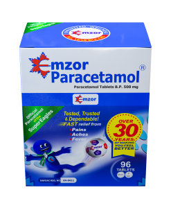 Emzor Paracetamol 500mg Tablets *96 -image