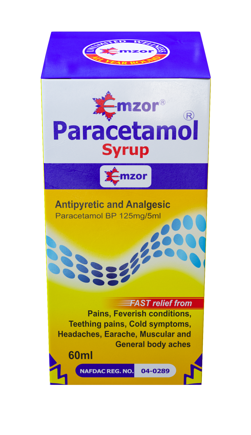 Emzor Paracetamol Syrup 125 mg /5ml  