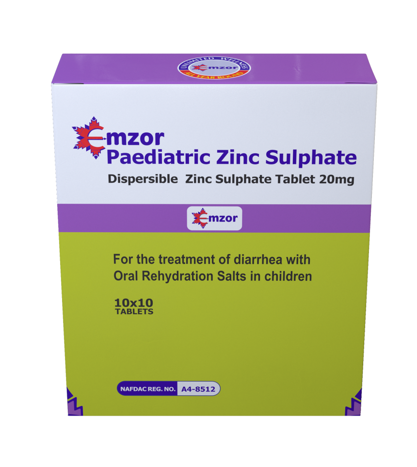 Zinc Sulphate (Paediatrics) 10*10 