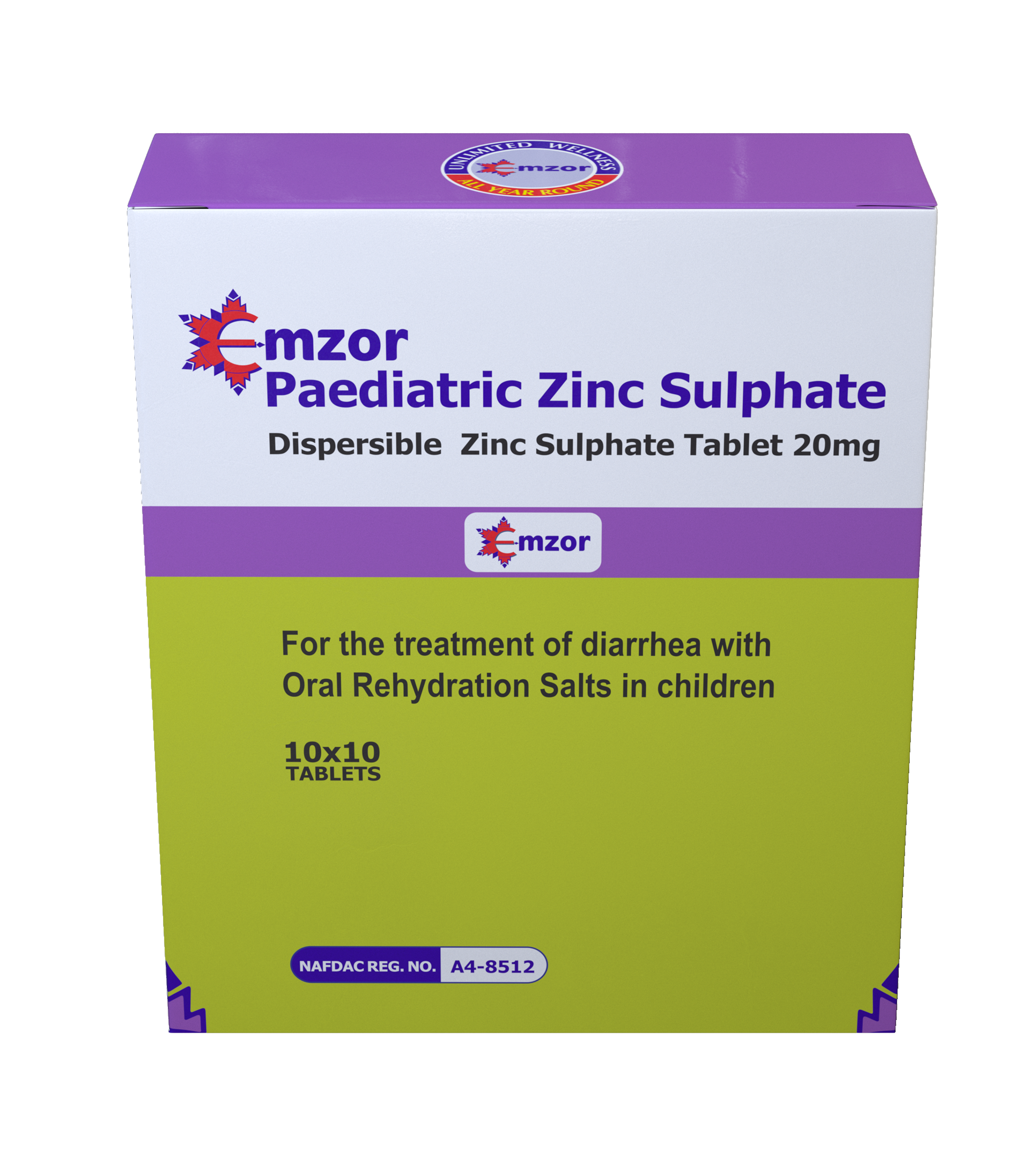 Zinc Sulphate (Paediatrics) 10*10  main image