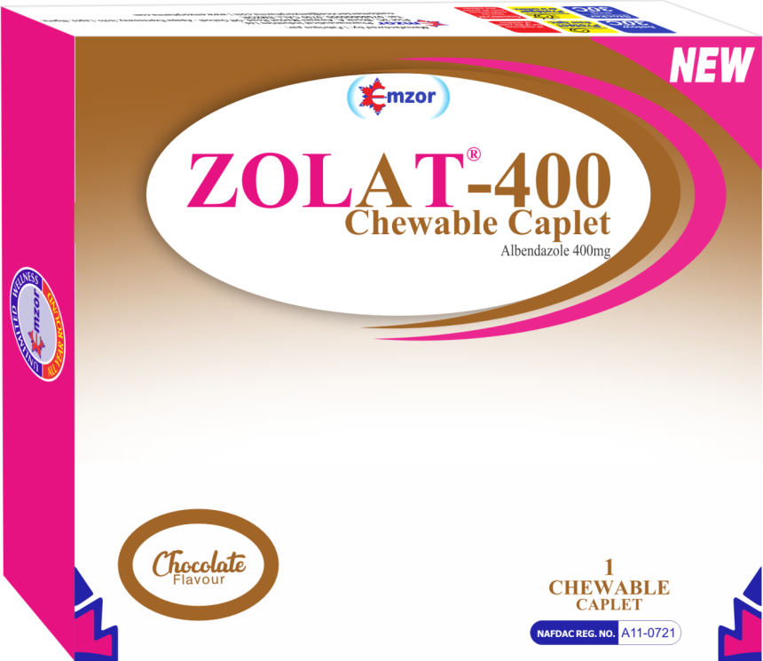 ZOLAT 400 MG CHEWABLE CAPLET